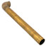 1-1/2" x 15", 22 GA, Rough Brass Quick Hook-up Waste Bend