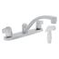Two Handle Kitchen Faucet with Spray - Chrome, 2400LF