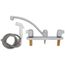 Two Handle Kitchen Faucet with Spray - Chrome, 2400LF