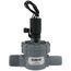 1" MNPT x Barb PVC Globe Valve w/ Threaded Bonnet