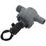 1" MNPT x Barb PVC Globe Valve w/ Threaded Bonnet