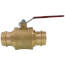 2" ProPress Bronze/Brass Full Port Ball Valve (Press x Press)