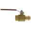 1/2" ProPress Bronze/Brass Full Port Ball Valve (Press x Female)