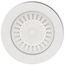 Color-Coordinated Metal Basket Strainer (White)