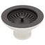 Color-Coordinated Metal Basket Strainer - Anthracite, 240323