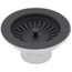 Color-Coordinated Metal Basket Strainer (Cinder)