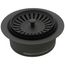 Color-Coordinated Metal Disposal Flange (Cinder)