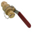 3/4" ProPress Bronze/Brass Full Port Ball Valve (Press x Hose)
