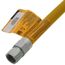 Model 40C-4142-36 3/4" MIP ID (1" OD) High BTU Coated Stainless Steel Gas Connector 3/4" FIP (36" Length)