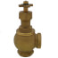 1-1/4" Threaded Brass Angle Globe Valve (Lead Free)