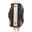 Industrial Grade Locking Receptacle, 20A, 3P, NEMA L14-20R - Black (125/250V)