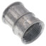 3/4" Zinc EMT to 3/4" Female Threaded Rigid Coupling 