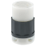 Industrial Grade Locking Connector, 20A, 3P, NEMA L14-20R - Black/White (125/250V)