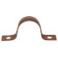 3/4" 2 Hole Carbon Steel Strap (Copper Plated)