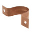 1" 2 Hole Carbon Steel Strap (Copper Plated)