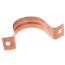 1-1/2" 2 Hole Carbon Steel Strap (Copper Plated)