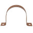2" 2 Hole Carbon Steel Strap (Copper Plated)