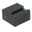 Micro Push Wire Connector for Junction Boxes, 22-18 AWG - 4 Ports, Dark Gray