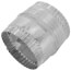 3" Galvanized Connector for Rigid, Semi-rigid, and Flexible Duct