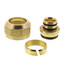3/4" PEX-AL-PEX to EK25 Loop Fitting Assembly