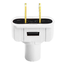 15A Non-polarized Plug, Non-grounding (White)