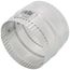 4" Aluminum Connector for Rigid, Flexible Foil & Flexible Insulated Duct