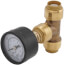 SharkBite Pressure Gauge with 1/2" Tee (Lead Free)