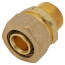 3/4" PEX-AL-PEX x 3/4" MNPT Transition w/ Fitting Assembly