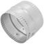 4" Galvanized Steel Connector for Rigid, Flexible Foil & Flexible Insulated Duct