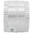 4" Galvanized Steel Connector for Rigid, Flexible Foil & Flexible Insulated Duct