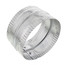 5" Galvanized Connector for Rigid, Semi-rigid, and Flexible Duct