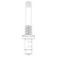 Pressure Balancing Cartridge,Tapped, 2450-103-199