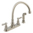 Orleans Two Handle Kitchen Faucet - Brilliance Stainless