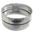 6" Galvanized Connector for Rigid, Semi-rigid, and Flexible Duct