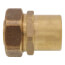 1" PEX-AL-PEX x 1-1/4" Copper Pipe Transition w/ Fitting Assembly