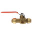 1/2" SharkBite Ball Valve with Drain and Mounting Bracket (Lead Free)
