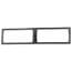 24" x 6" Hart & Cooley Standard Return Air Grill Wall Frame, for Unfiltered Air Flow