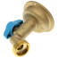 1/2" Push-Fit x 3/4" MHT 90-Degree Hose Bibb – Quarter Turn (Lead Free)