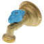 1/2" Push-Fit x 3/4" MHT 90-Degree Hose Bibb – Quarter Turn (Lead Free)