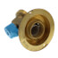 3/4" Push-Fit x 3/4" MHT 90-Degree Hose Bibb – Quarter-Turn (Lead Free)