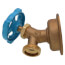 1/2" Push-Fit x 3/4" MHT 90-Degree Hose Bibb – Multi-Turn (Lead Free)