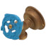 1/2" Push-Fit x 3/4" MHT 90-Degree Hose Bibb – Multi-Turn (Lead Free)