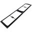 30" x 6" (1) or 14" x 6" (2) Hart & Cooley Standard Return Air Grill Wall Frame, for Unfiltered Air Flow
