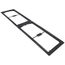 30" x 6" (1) or 14" x 6" (2) Hart & Cooley Standard Return Air Grill Wall Frame, for Unfiltered Air Flow