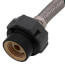1/2" Straight Stop X 1/2" NPSM ClickSeal Faucet Connector, 30" Length