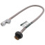 1/2" Straight Stop X 1/2" NPSM ClickSeal Faucet Connector, 30" Length