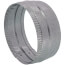 7" Galvanized Connector for Rigid, Semi-rigid, and Flexible Duct