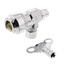 1/2" Sharkbite x 3/8" Compression Angle Loose Key Stop Valve (Lead Free)