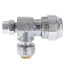 1/2" Sharkbite x 1/4" (3/8" OD) Comp. Angle Loose Key Stop Valve (Lead Free)