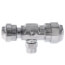 1/2" Sharkbite x 1/4" (3/8" OD) Compression Straight Loose Key Stop Valve (Lead Free)